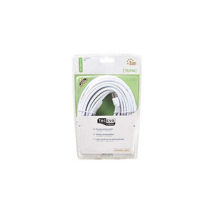 Koaxiálny kábel Vivanco V30221, 10, biely