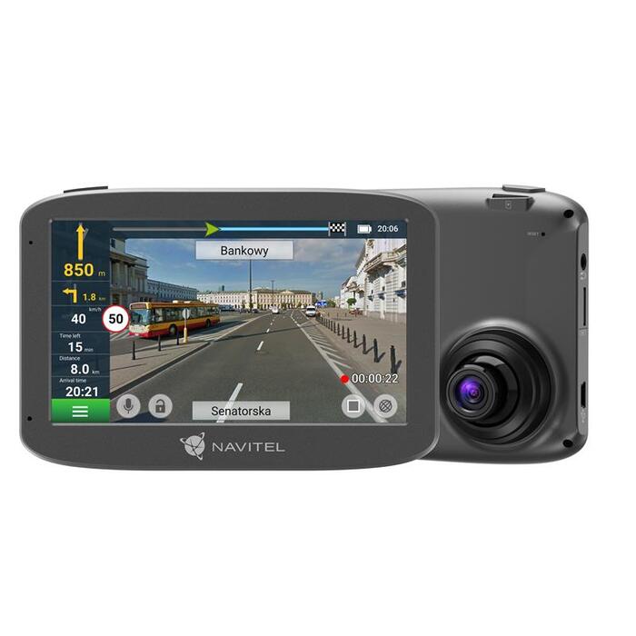 2v1 Navigácia/Duálna kamera do auta Navitel RE5, FHD,5",47krajín