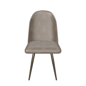 Popy - Jedálenská stolička (tmavo krémová, dub medový)
