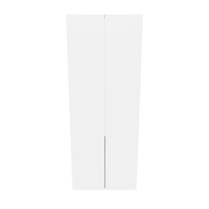 Skříň Moritz - 90x236x58 cm (bílá)
