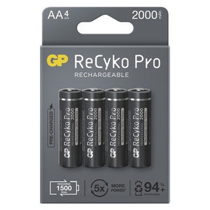 Nabíjacie batérie GP B22204 ReCyko Professional, 2000mAh, AA,4ks
