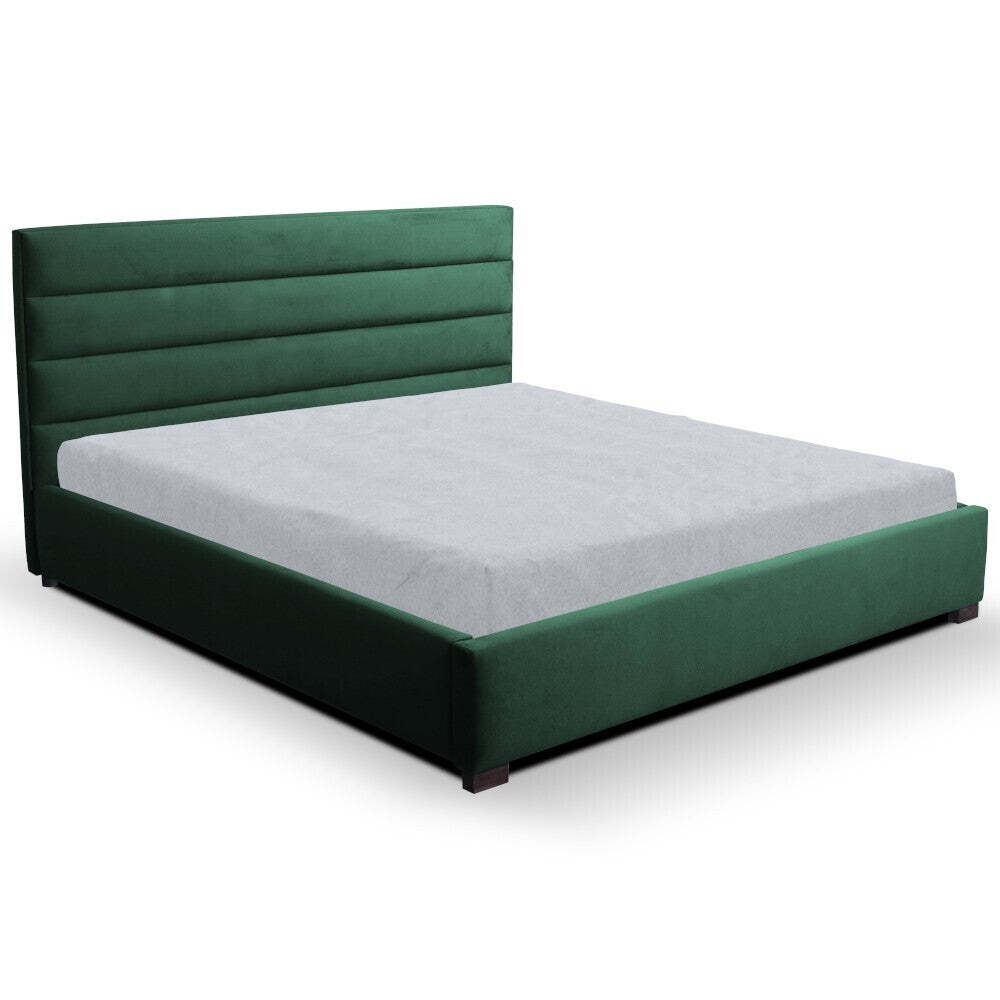 Čalúnená posteľ Paxton 180x200, zelená, bez matraca