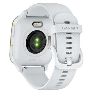 Chytré hodinky Garmin Venu SQ 2, zlatá + biely remienok