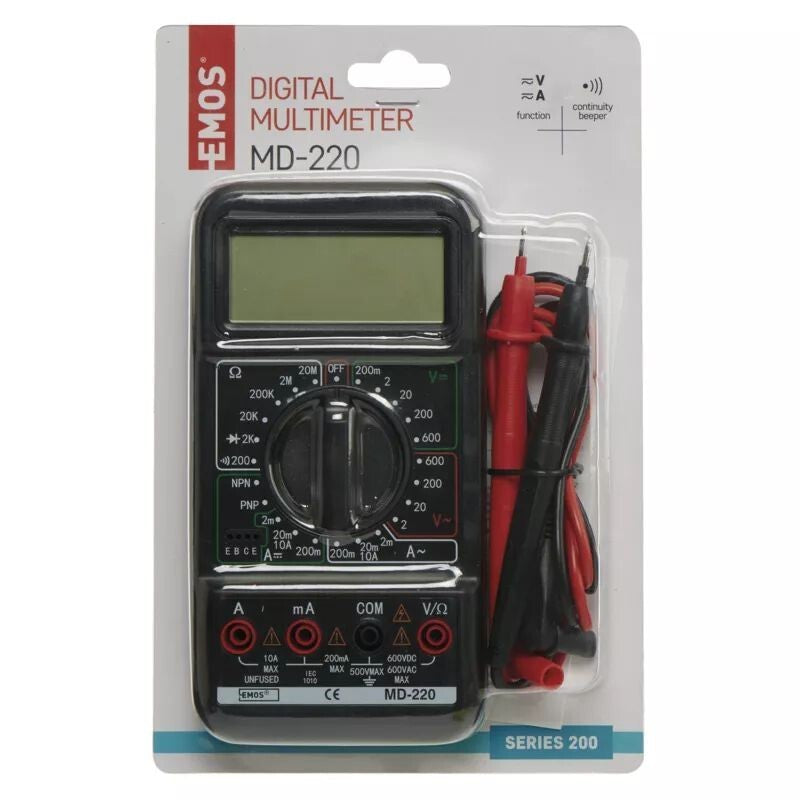 Digitálny multimeter Emos MD-220, 2-600V