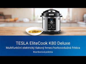 Multifunkčný tlakový hrniec a fritéza Tesla EliteCook K80 Deluxe