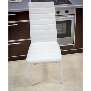 Jedálenská stolička Gena (biela)