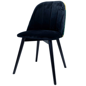 Jedálenská stolička Gomea, čierná, tropic