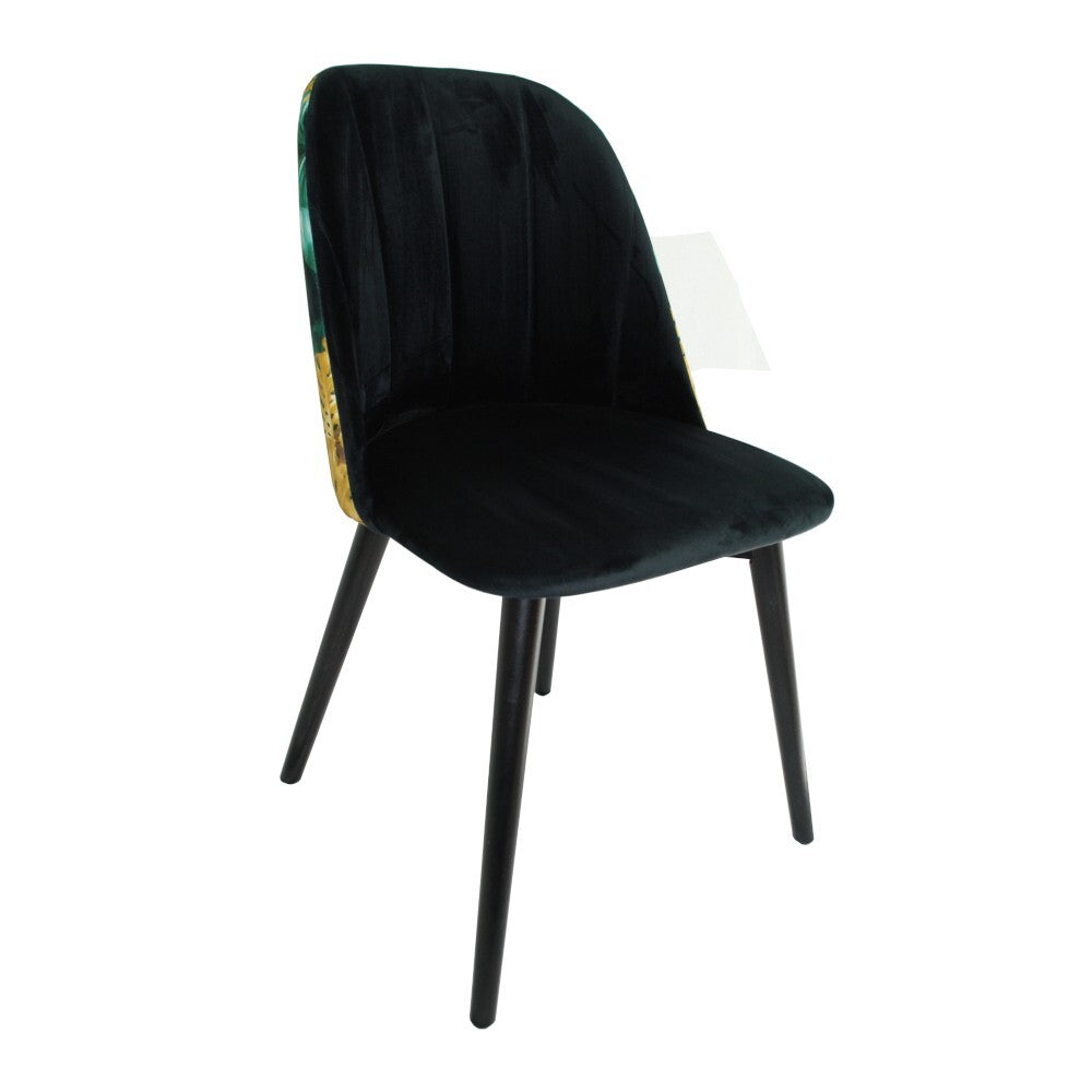 Jedálenská stolička Gomea, čierná, tropic