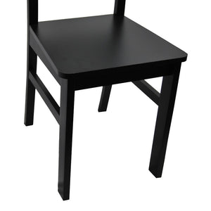 Jedálenská stolička Kasper (čierna)