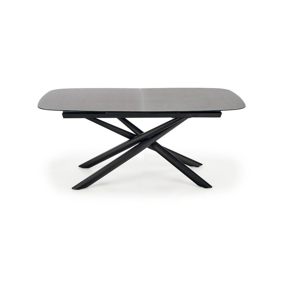 Jedálenský stôl Cento rozkladací (sivá, čierna)