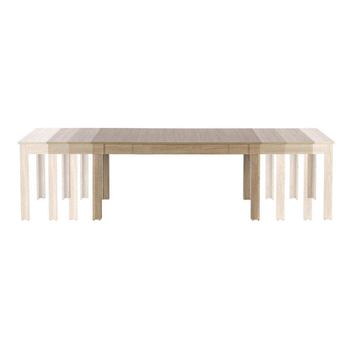 Jedálenský stôl Seweryn rozkladací - 160-300x90 (dub sonoma)