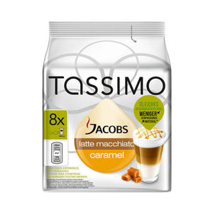 Kapsule Tassimo Jacobs Latte Macchiato Caramel, 8 + 8ks