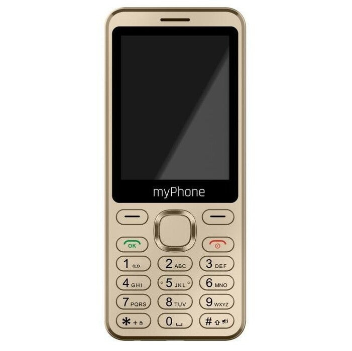 Tlačidlový telefón myPhone Maestro 2, zlatá