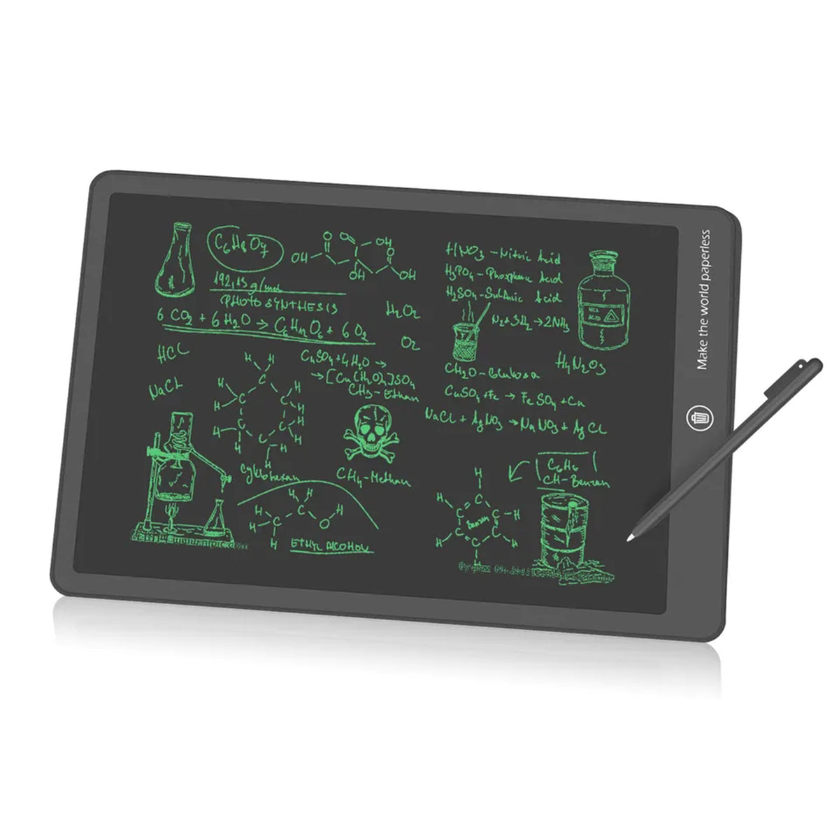 LCD grafický tablet WG 15&quot; s perom, kreslenie a písanie, čierna