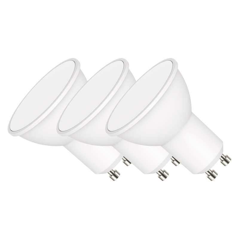 LED žiarovka Emos ZQ83403, GU10, 4,5W, teplá biela, 3 ks