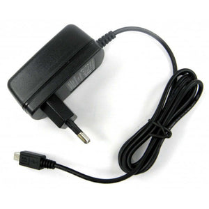 Nabíjačka s Micro USB, pevná, čierna