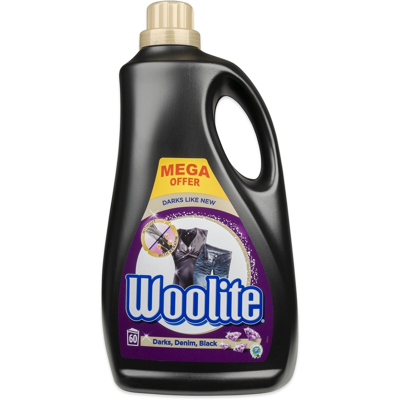 Prací gél Woolite A000012308, Black, 3,6 l