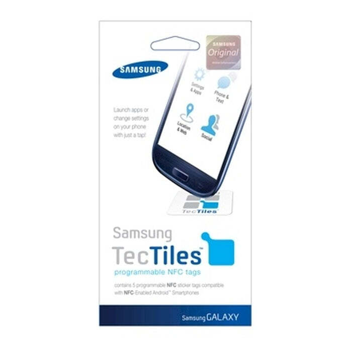 Programovateľné NFC štítky Samsung TecTiles, 5ks v balení