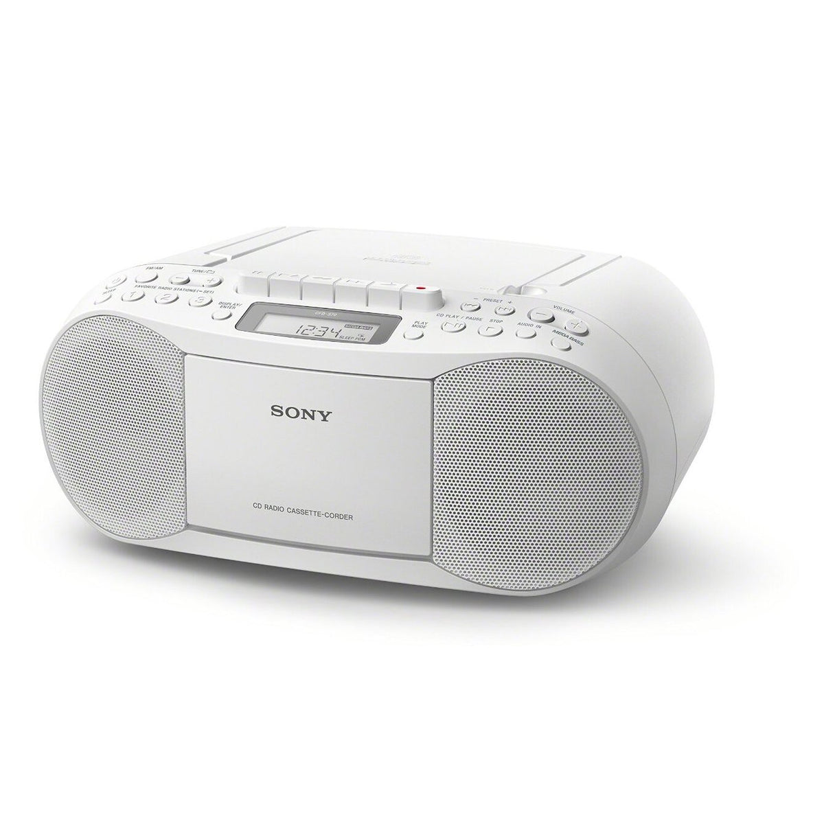 Rádiomagnetofón Sony CFD-S70W, biely