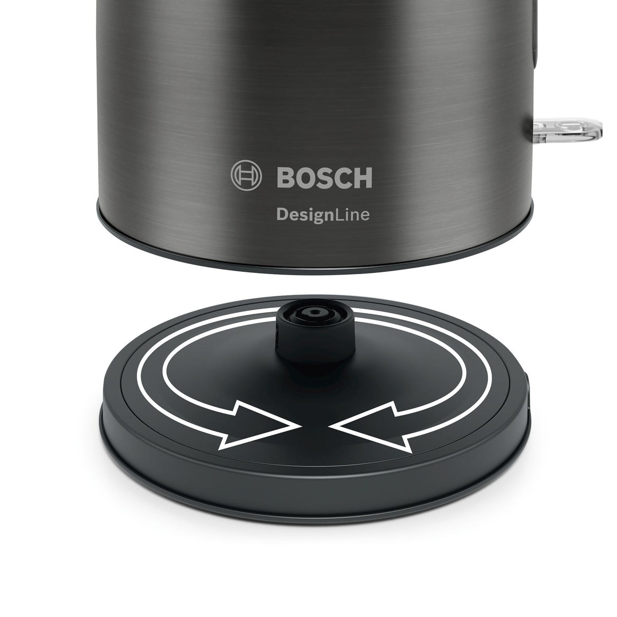 Rýchlovarná kanvica Bosch TWK5P475, tmavý nerez, 1,7l
