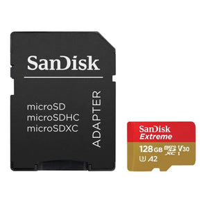 SanDisk Extreme microSDXC 128GB+SD Adapter 190MB/s & 90MB/s