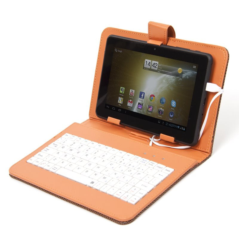 Tablet puzdro s klávesnicou OMEGA OCT7KBIB, univerzálne, 7" oran