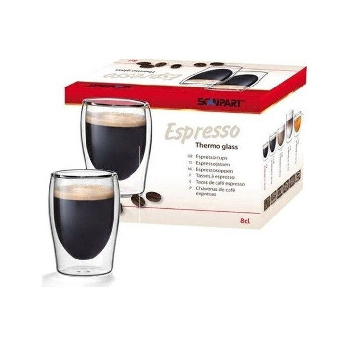 Termo poháre Scanpart Espresso, 2x80 ml