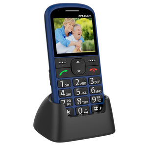 Tlačidlový telefón pre seniorov CPA Halo 11, modrá