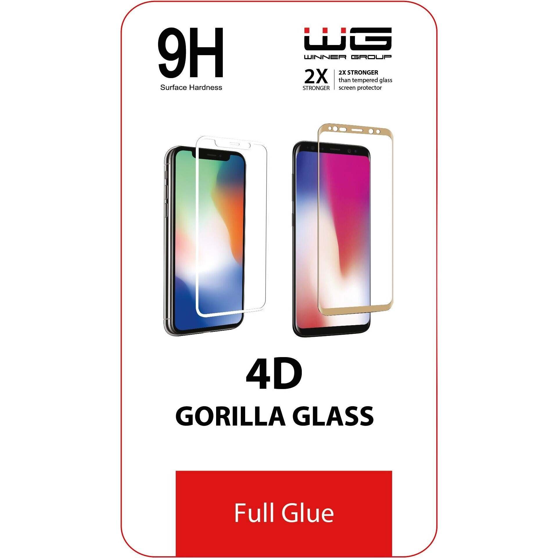 Tvrdené sklo 4D pre Samsung Galaxy A42 5G, Full Glue POŠKODENÝ OBAL