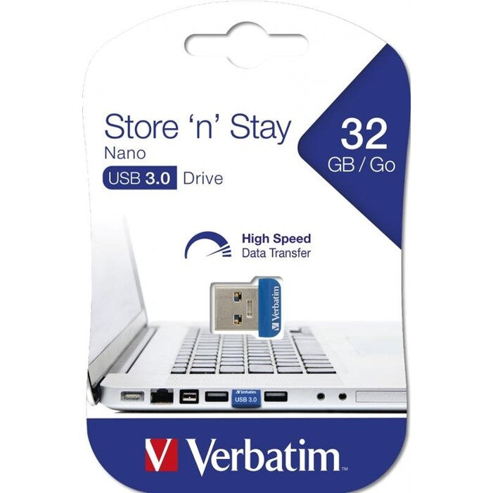 USB kľúč 32GB Verbatim Store&#39;n&#39;Stay Nano, 3.0 (98710)