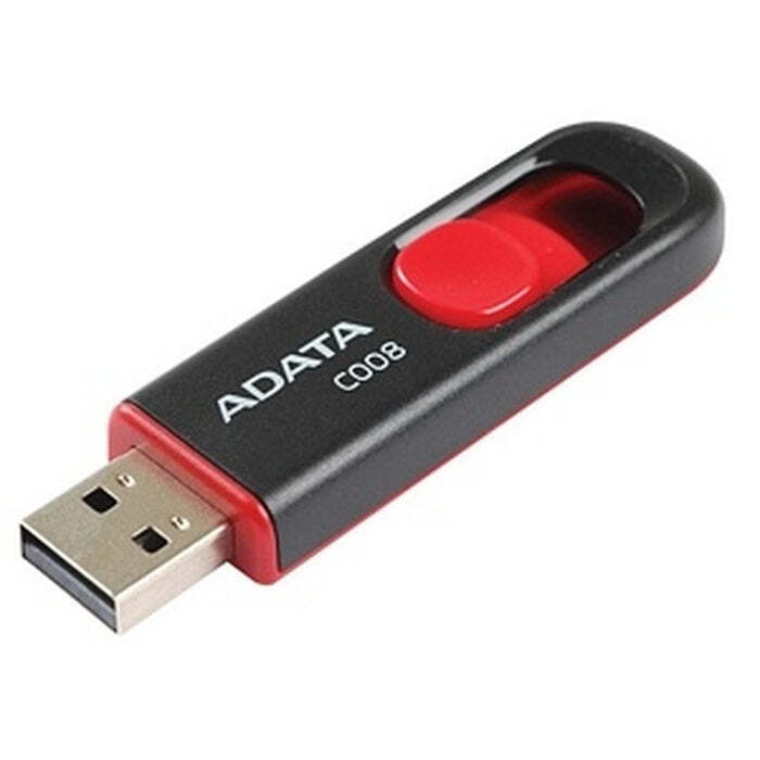 USB kľúč 64GB Adata C008, 2.0 (AC008-64G-RKD)