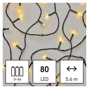 Vianočné osvetlenie Emos D4FW02, teplá biela, 5,6m