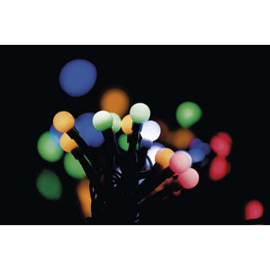 Vianočné osvetlenie Emos ZY0911T, guľôčky, farebné, časovač
