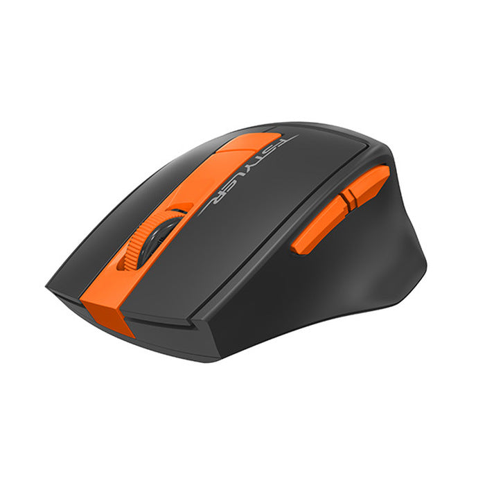 A4tech bezdrôtová kancelárska myš, šedá/oranžová