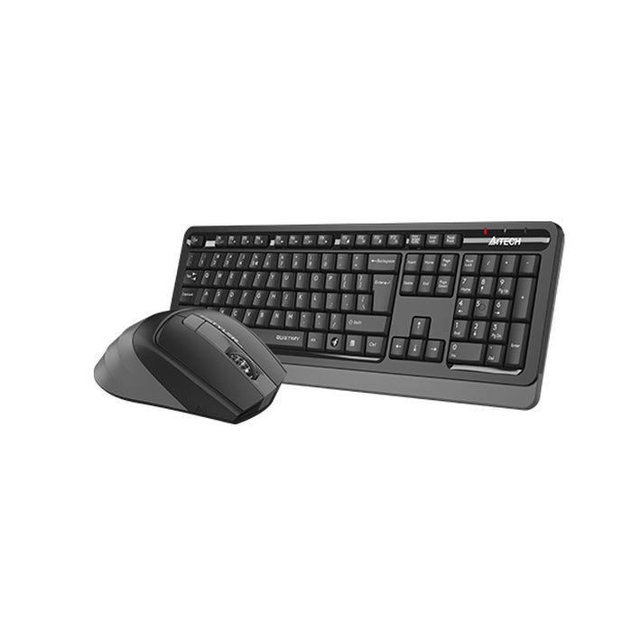 A4tech bezdrôtový kancelársky set klávesnica s myšou, šedá