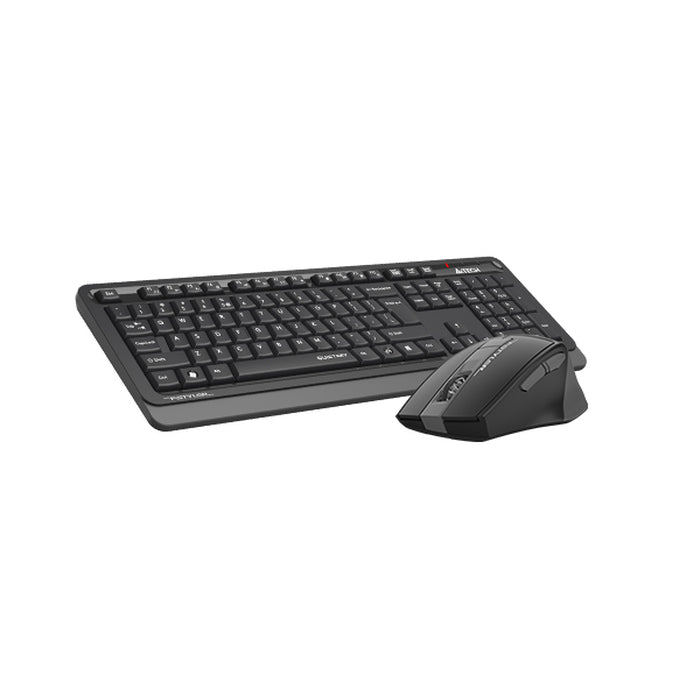A4tech bezdrôtový kancelársky set klávesnica s myšou, šedá