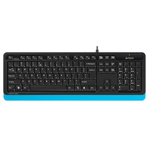 A4tech FK10 FStyler, klávesnica, CZ/US, USB, modrá