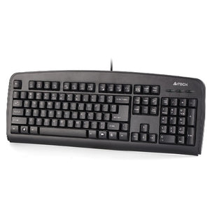 A4tech KB-720, tenká klávesnica, CZ/US, USB, Čierna