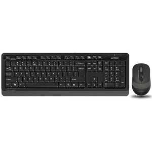A4tech set bezdrôtovej klávesnice a myši, čierna/sivá