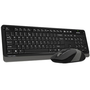 A4tech set bezdrôtovej klávesnice a myši, čierna/sivá