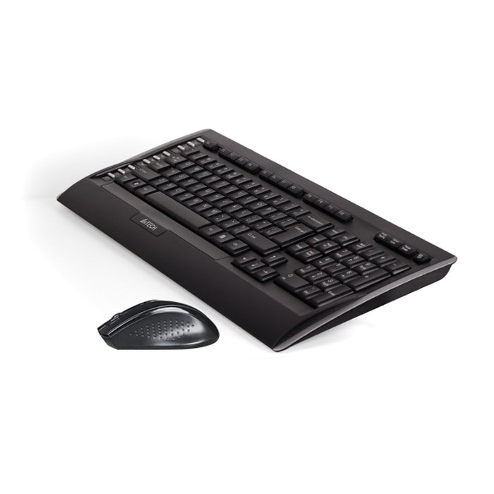 A4tech set bezdrôtovej klávesnice a optickej myši, USB, čierna