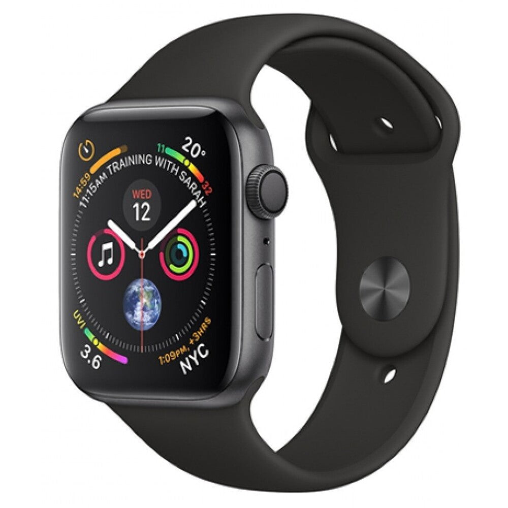 Apple Watch Series 4 GPS, 44mm, sivá, športový remienok