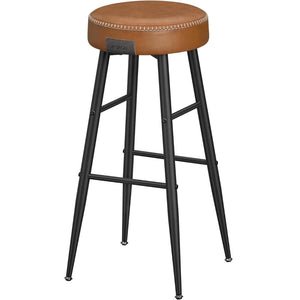 Barová stolička Gentleman (hnedá, čierna)
