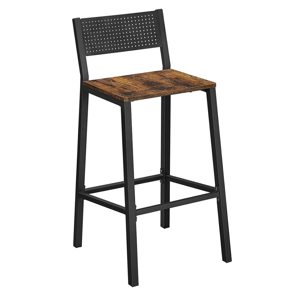 Barová stolička Pansy (hnedá, čierna)