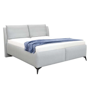 Čalúnená posteľ Tessa 180x200, sivá, bez matraca - II. akosť