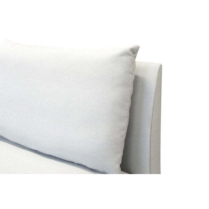 Čalúnená posteľ Tessa 180x200, sivá, bez matraca - II. akosť