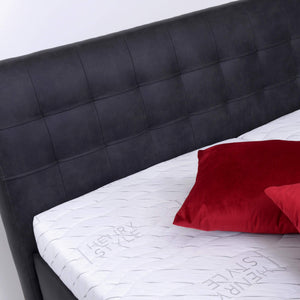 Čalúnená posteľ Victoria 120x200, čierna, bez matraca
