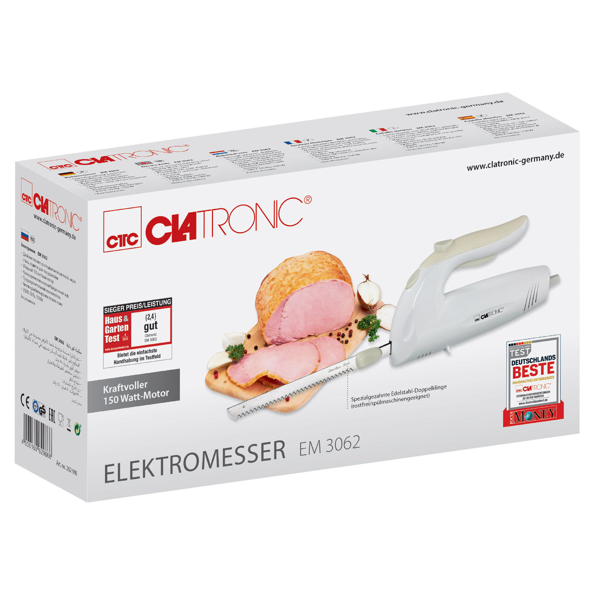 Elektrický nôž Clatronic EM 3062
