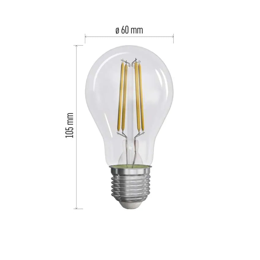 Emos Z74270D LED žiarovka Filament 8,5 W E27 WW, stmievateľná