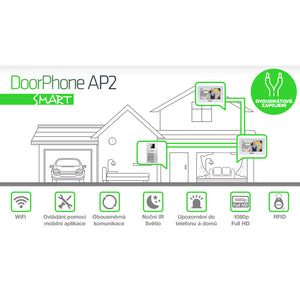 EVOLVEO DoorPhone AP2-2 pre dva byty s aplikáciou